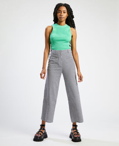 Pantalon droit taille haute noir - Pimkie
