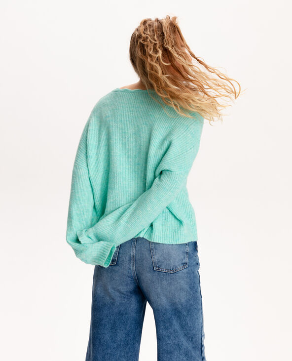 Gilet boutons métalliques bleu turquoise - Pimkie