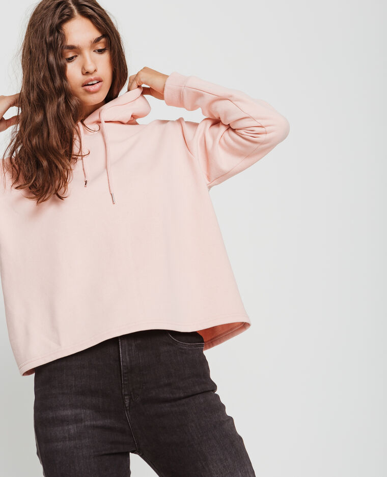 moisture Painstaking Periodic Sweat à capuche rose - 407025I03A02 | Pimkie