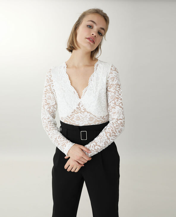 Top full dentelle écru - Pimkie