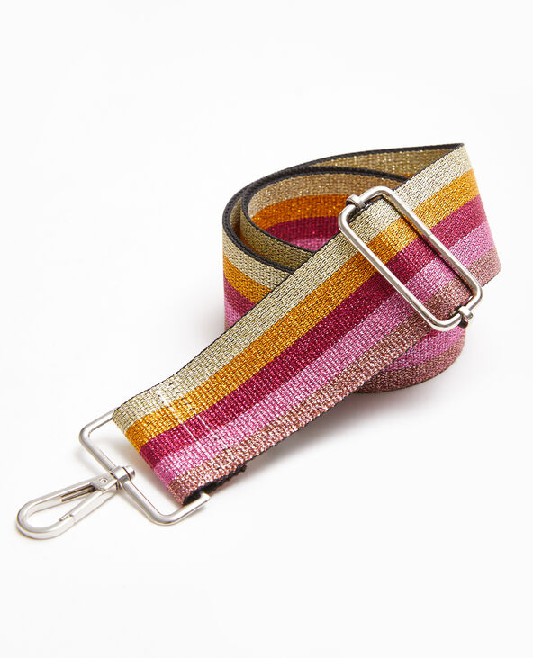 Bandoulière amovible avec fils métallisés rose - Pimkie