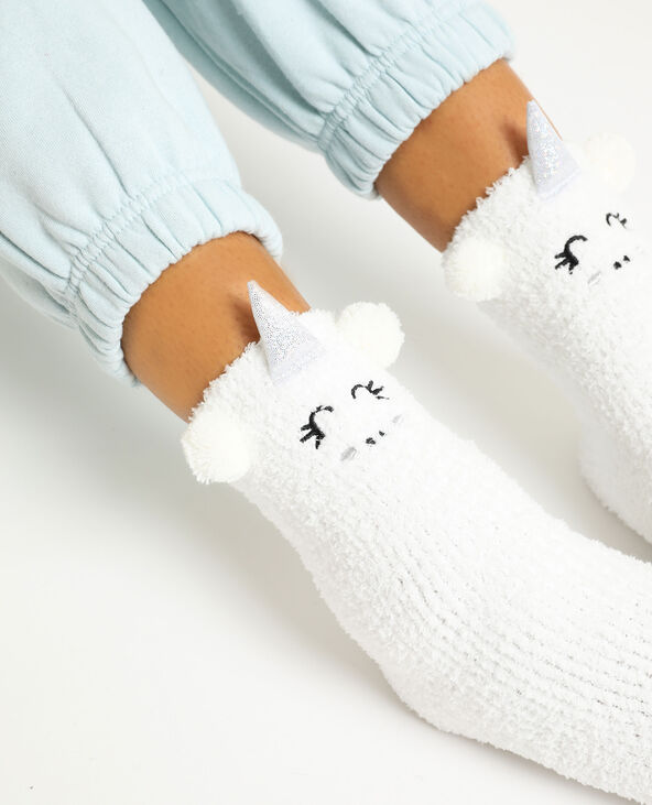 Chaussettes licorne blanc - Pimkie