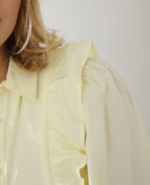 Robe trapèze jaune - Pimkie