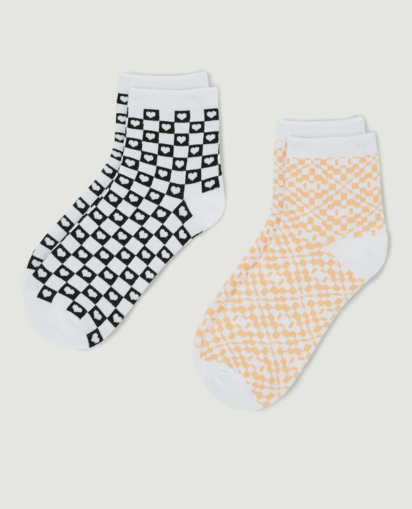 Lot de 2 paires de chaussettes noir - Pimkie