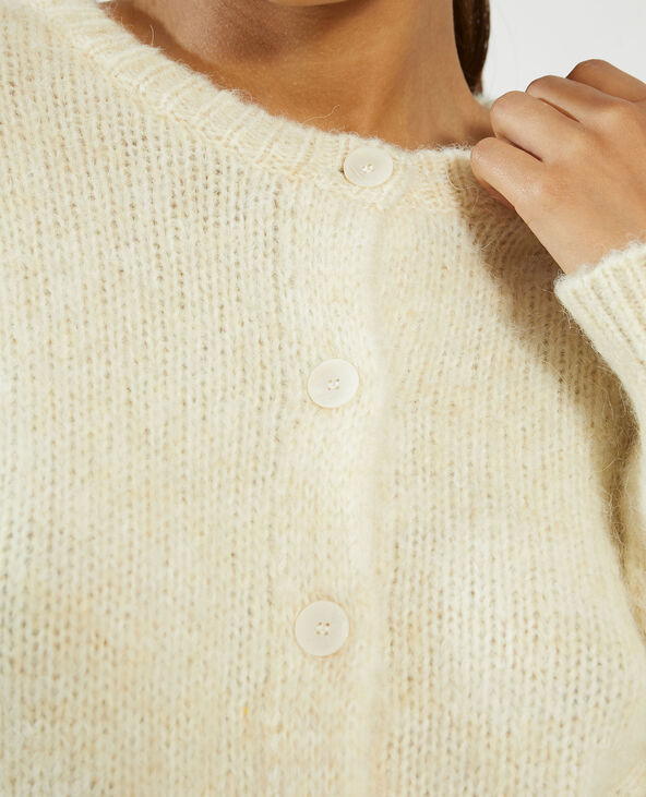 Gilet boutonné écru - Pimkie