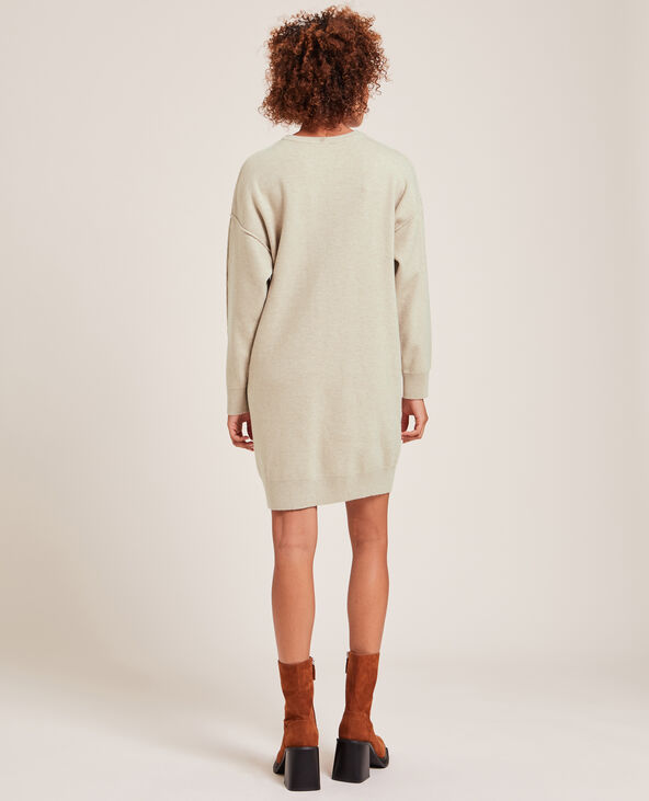 Robe pull taupe - Pimkie