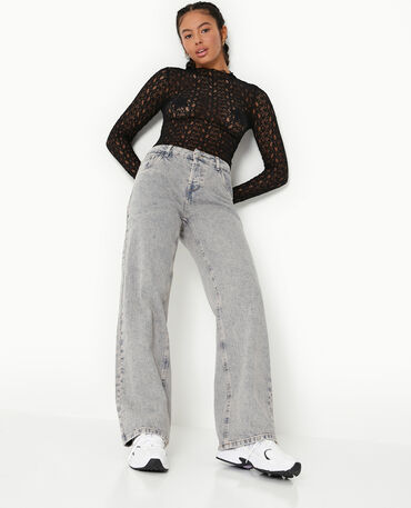 Jeans femme imprimé doré sales