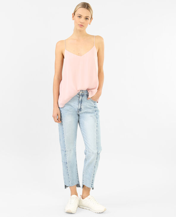 Top satiné rose clair - Pimkie