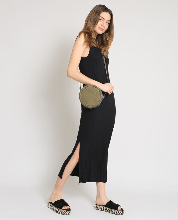 Robe longue moulante noir - Pimkie