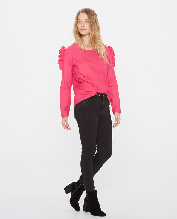 Jean skinny à œillets noir - Pimkie