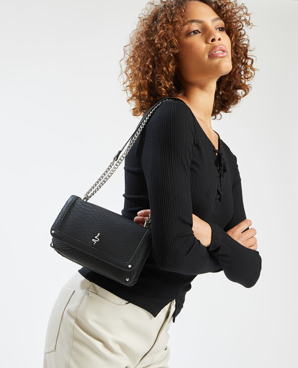 Sac effet serpent noir - Pimkie