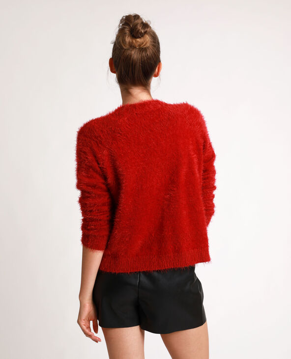 Gilet fluffly rouge - Pimkie