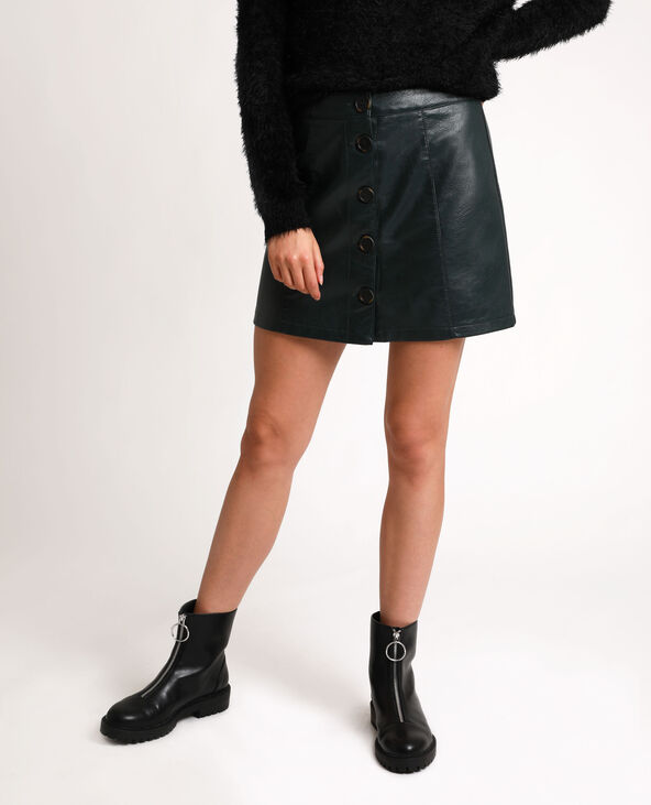 Jupe en simili cuir