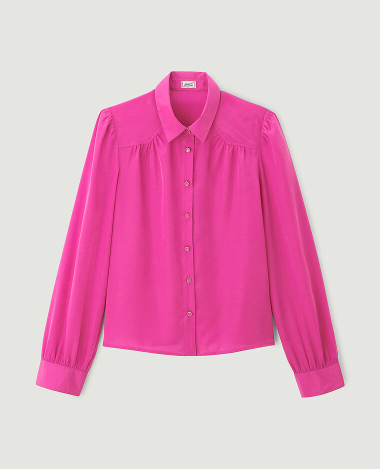Chemise fluide boutons métalliques rose - Pimkie