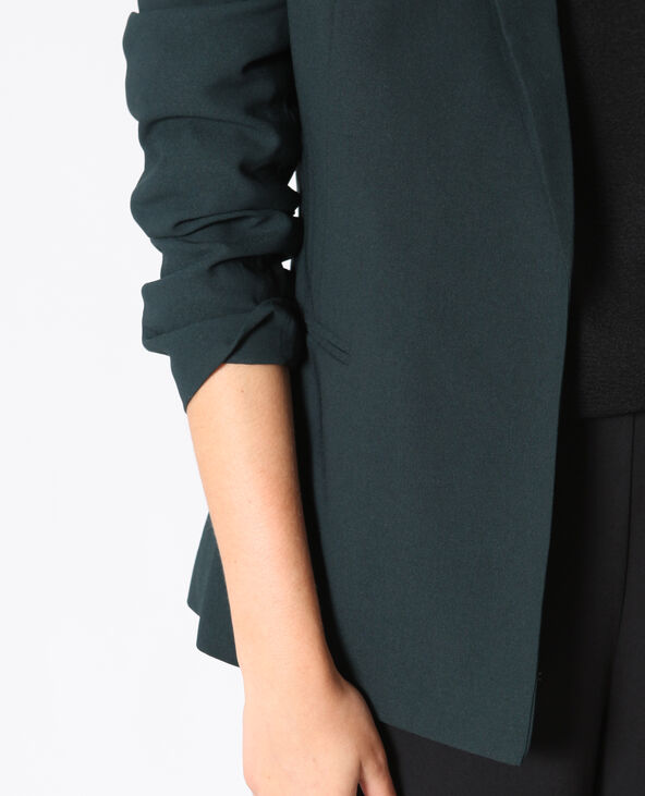 Blazer uni vert foncé - Pimkie