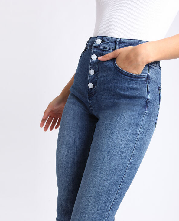 Jean skinny taille haute bleu marine - Pimkie