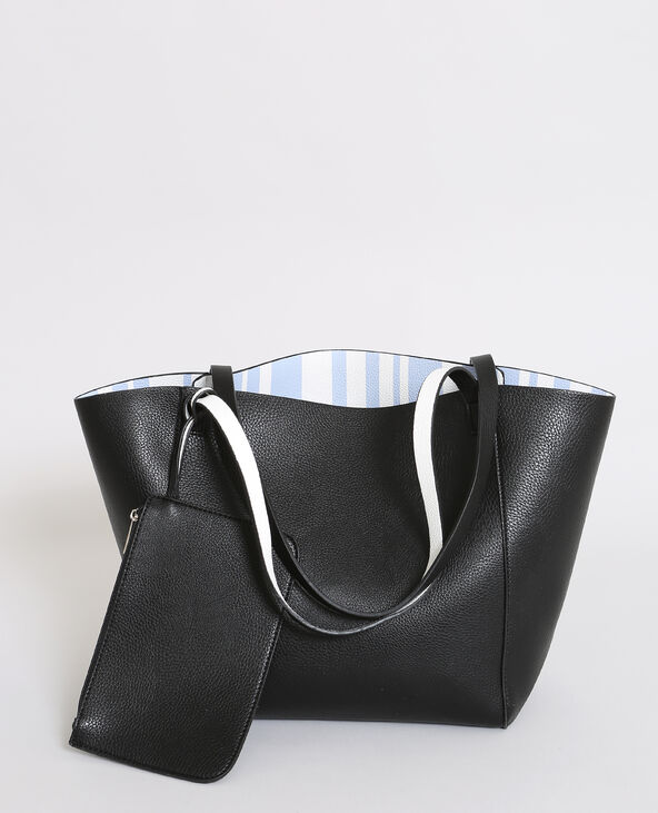 Sac cabas réversible noir - Pimkie