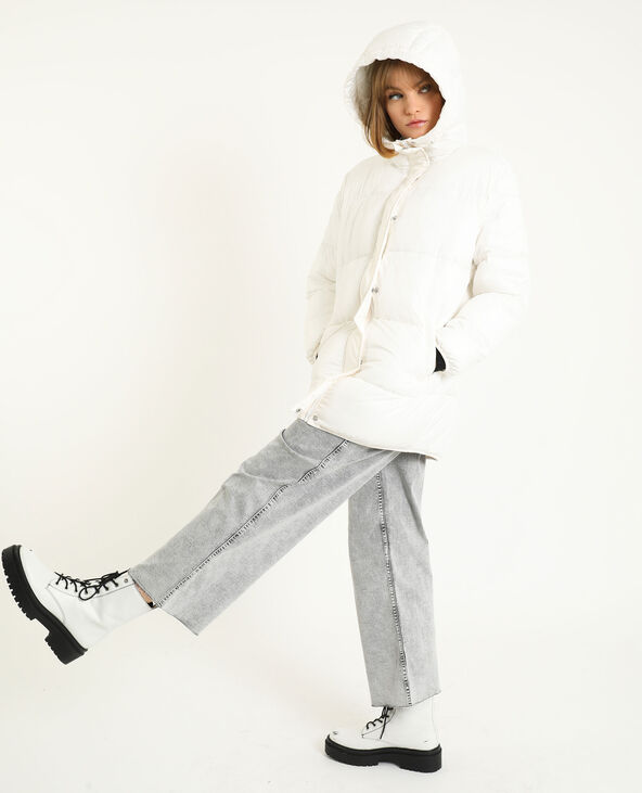 Doudoune oversized blanc - Pimkie