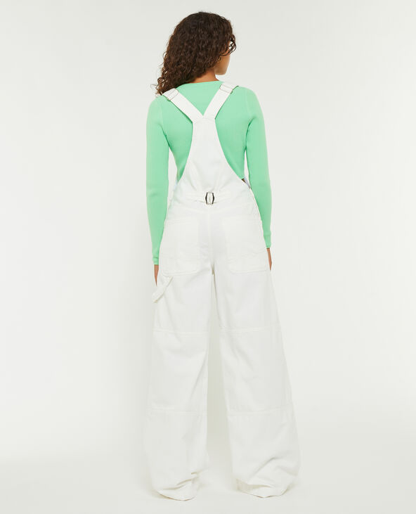 Salopette en jean baggy blanc - Pimkie