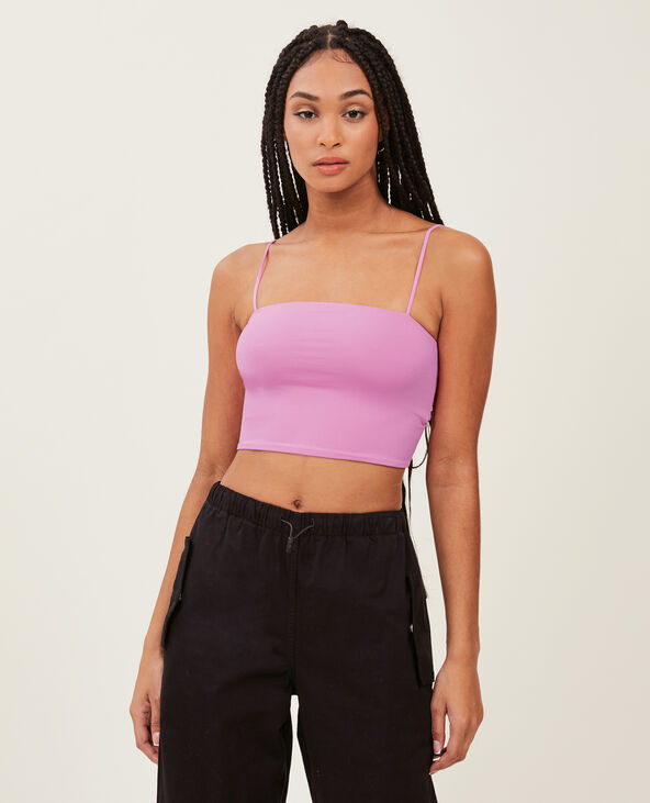 Brassière fines bretelles rose - Pimkie