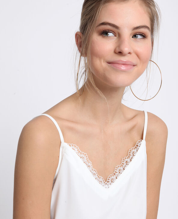 Top dentelle blanc - Pimkie