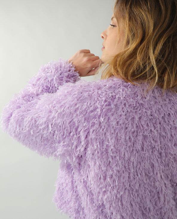 Bomber à plumes lilas - Pimkie