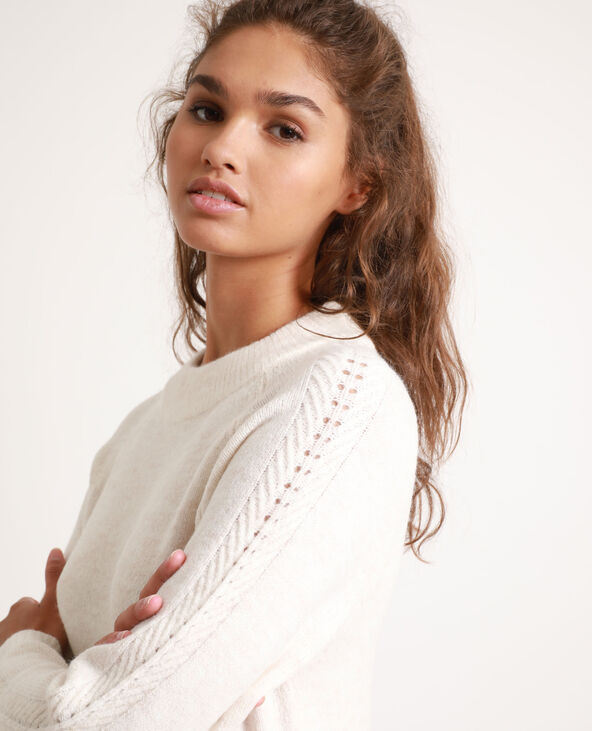 Robe pull longue écru - Pimkie