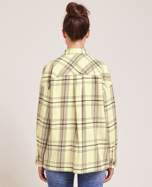 Surchemise en flanelle vert - Pimkie