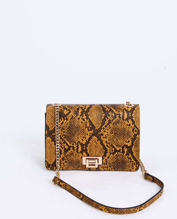 Petit sac python jaune - Pimkie