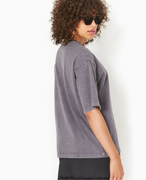 T-shirt oversize STITCH gris foncé - Pimkie
