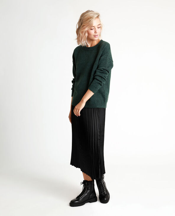 Pull uni vert foncé - Pimkie