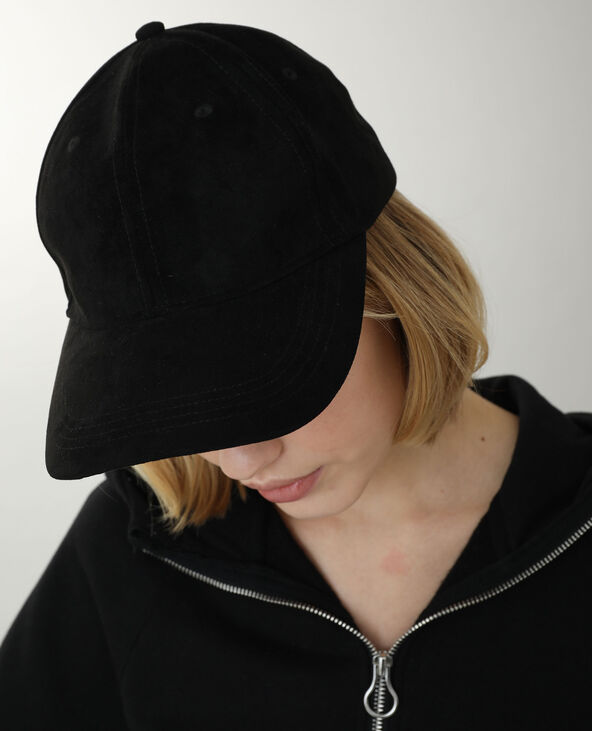 Casquette suédine noir - Pimkie