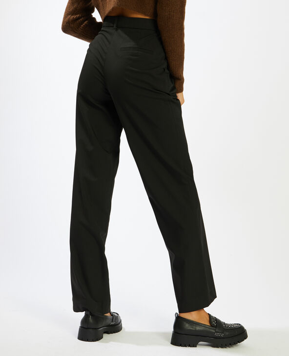 Pantalon noir best sale a pince femme