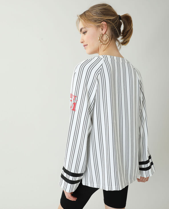 Chemise de baseball blanc - Pimkie