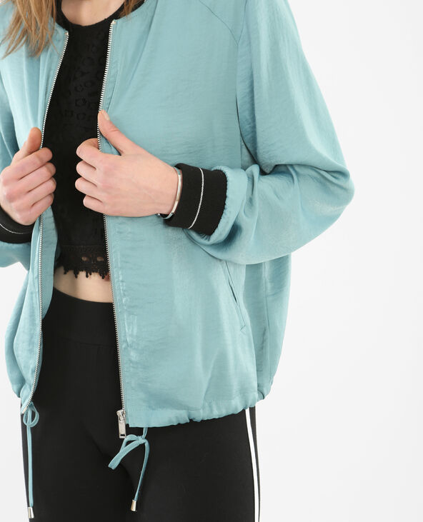 Bomber fluide vert de gris - Pimkie