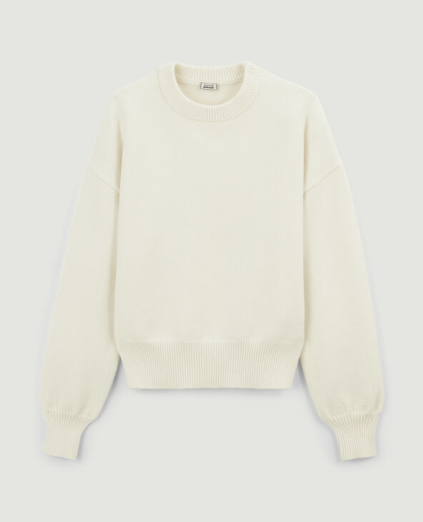 Pull col rond écru - Pimkie