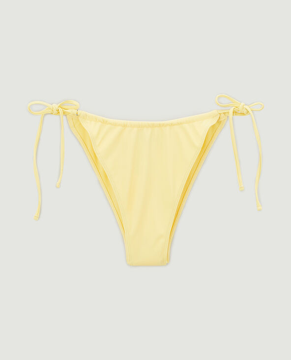 Bas de maillot de bain tanga jaune - Pimkie