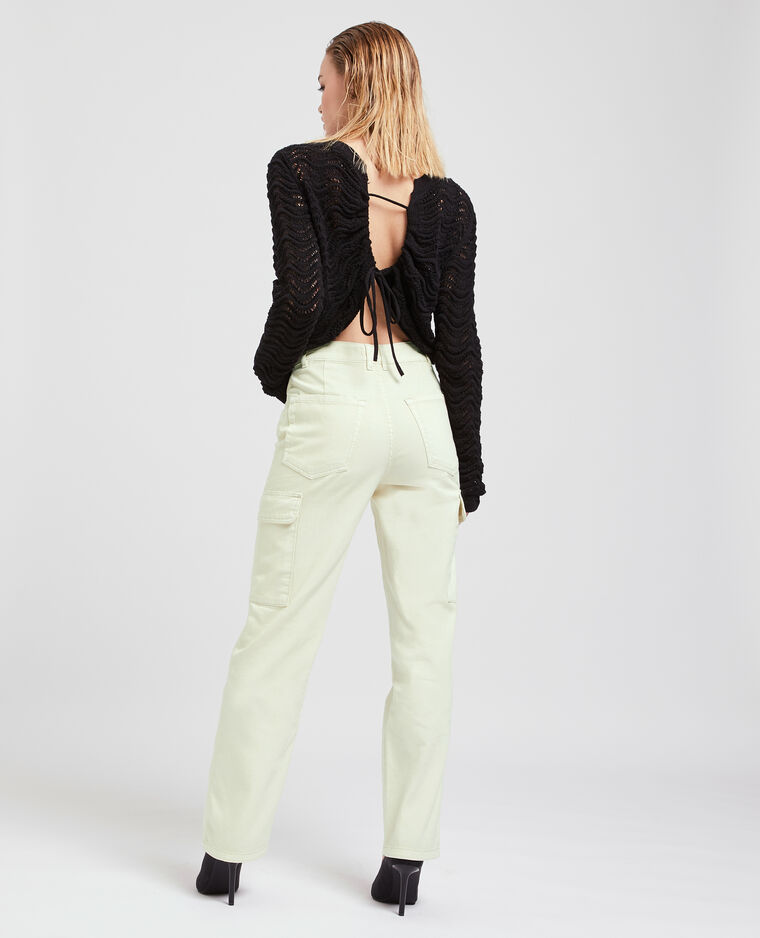 Jean cargo droit beige - Pimkie