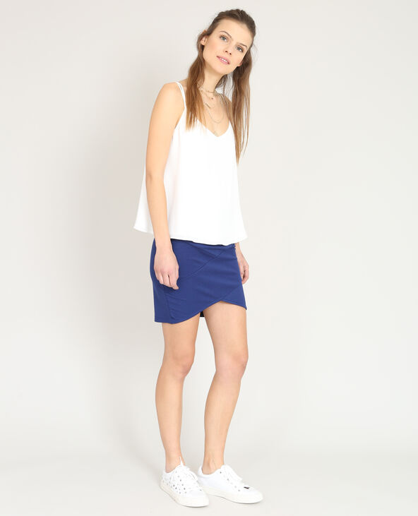 Mini jupe bodycon bleu marine - Pimkie
