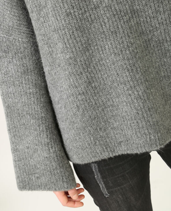 Pull oversize gris foncé - Pimkie