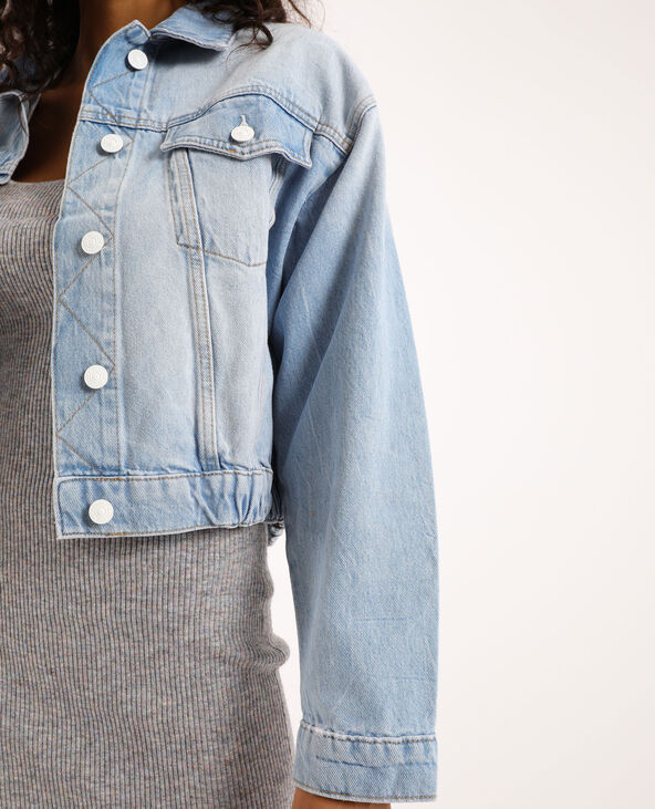 Veste en jean bleu - Pimkie