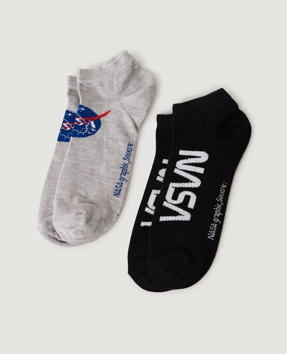 Lot de 2 paires de chaussettes NASA Pimkie