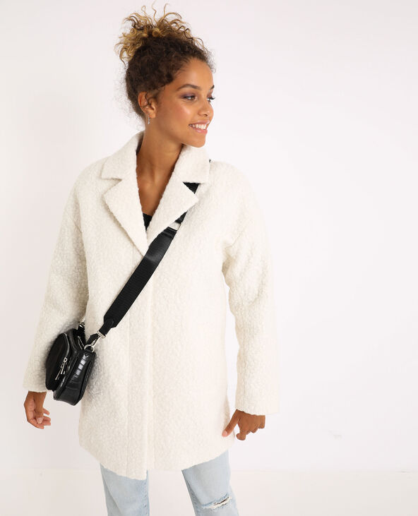 Manteau imitation mouton écru - Pimkie