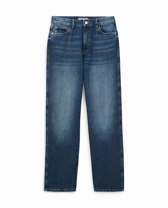 Jean droit taille haute bleu - Pimkie