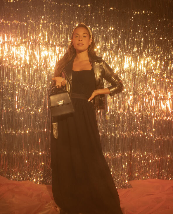 Robe longue Stéphanie Durant x Pimkie noir - Pimkie