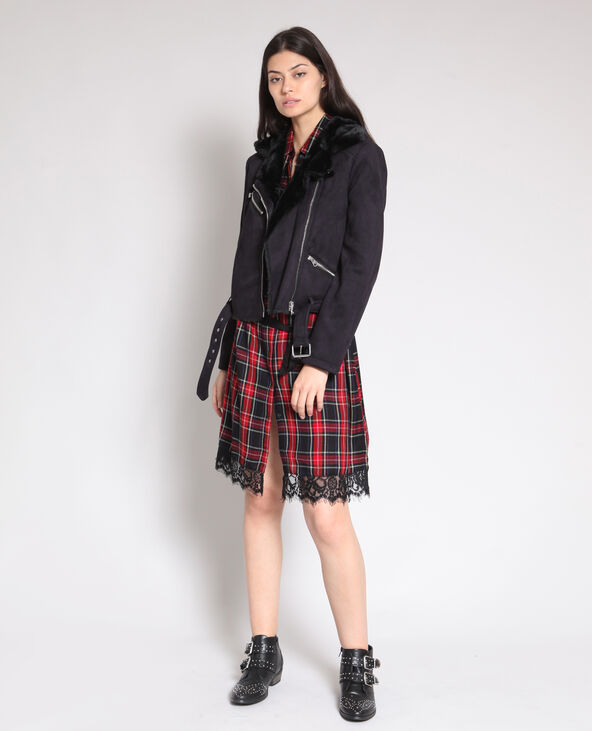 Robe tartan rouge - Pimkie