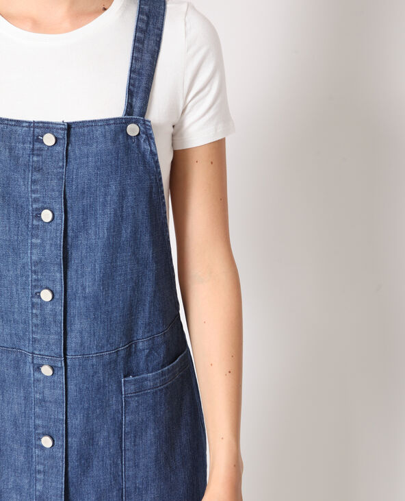 Robe courte en jean bleu - Pimkie