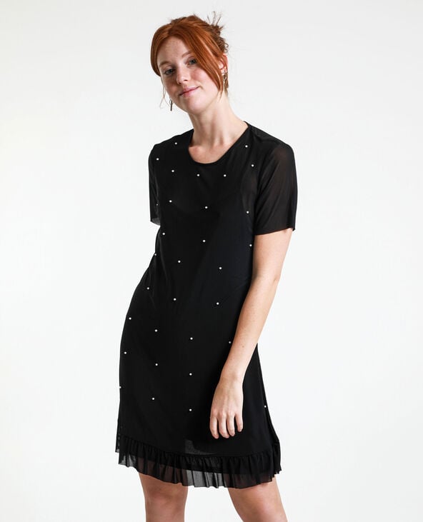 Robe à perles noir - Pimkie