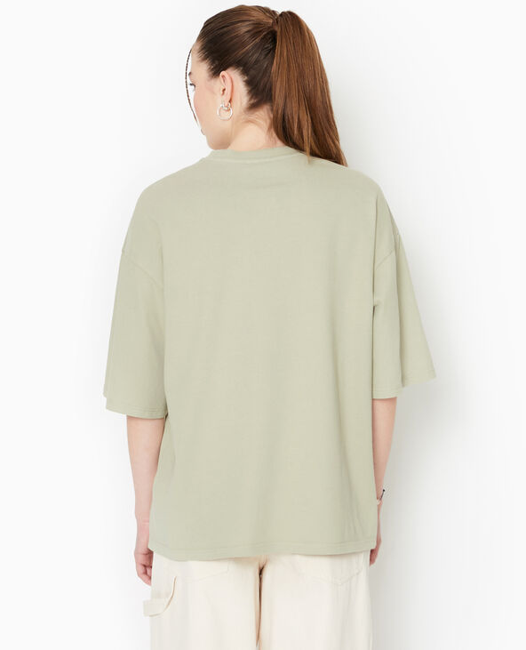 T-shirt oversize avec print vert - Pimkie