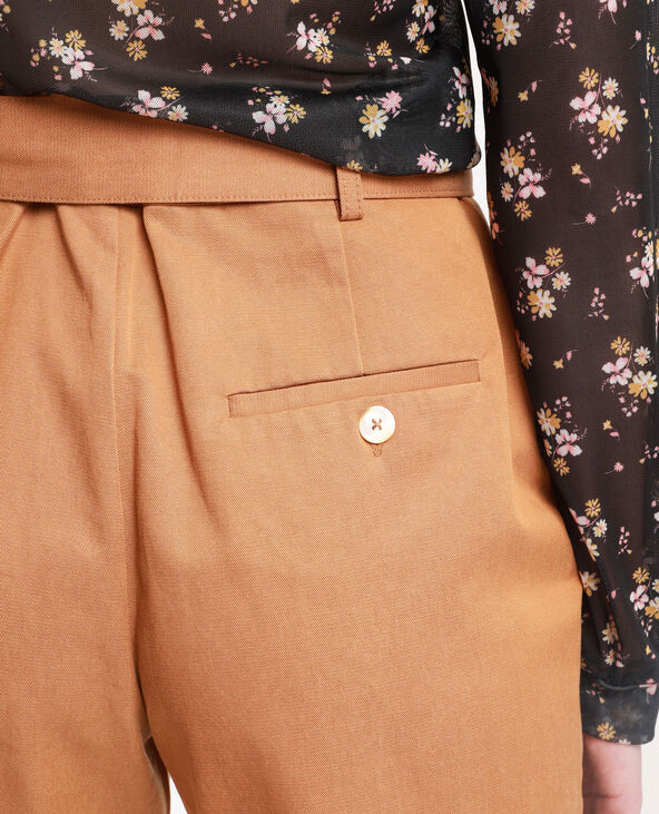 Pantalon carotte camel - Pimkie